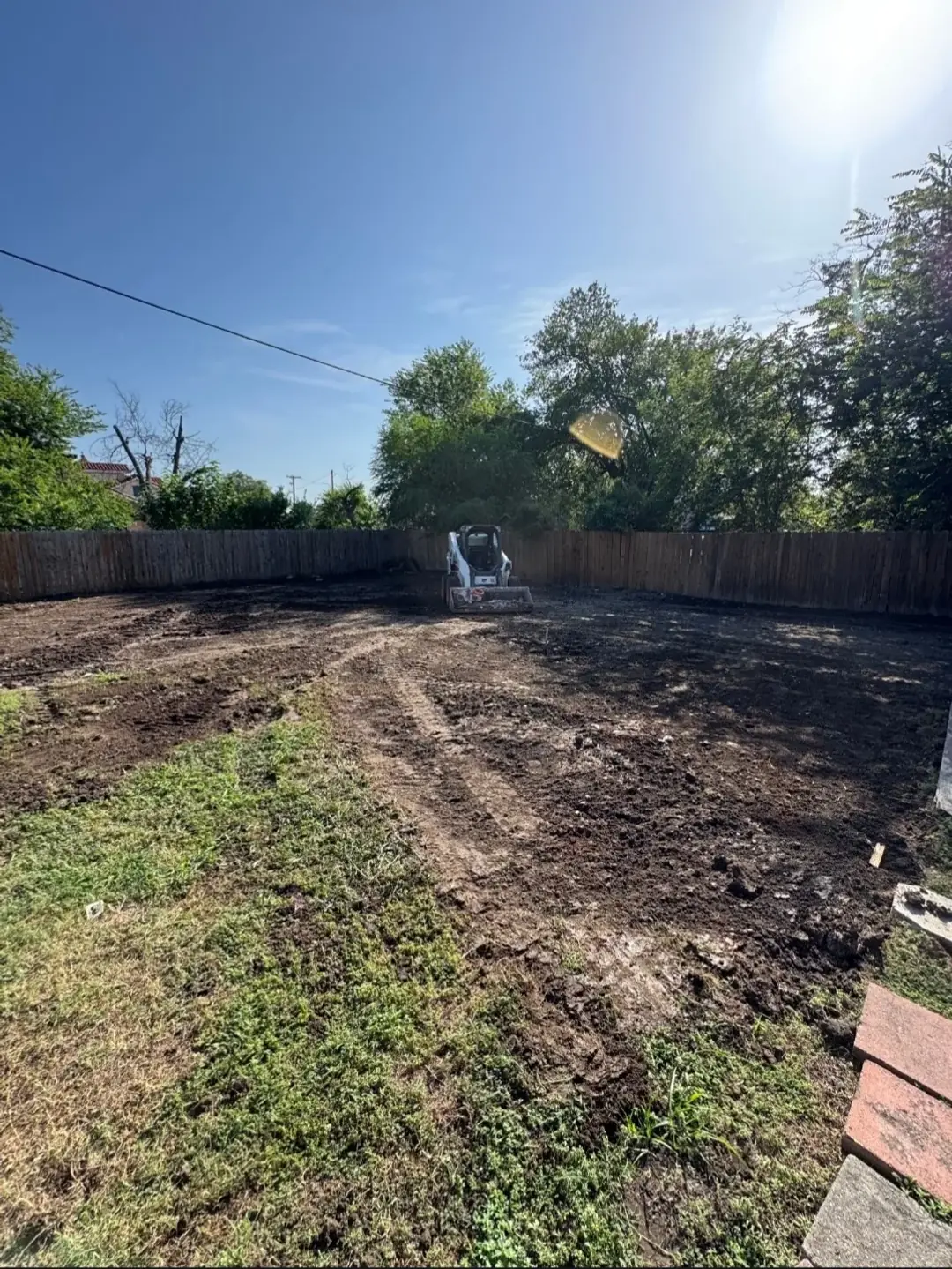 After: two-story house in San Antonio demolished and the lot cleared